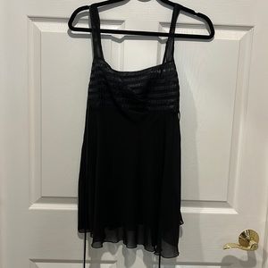 Black sheer nightgown